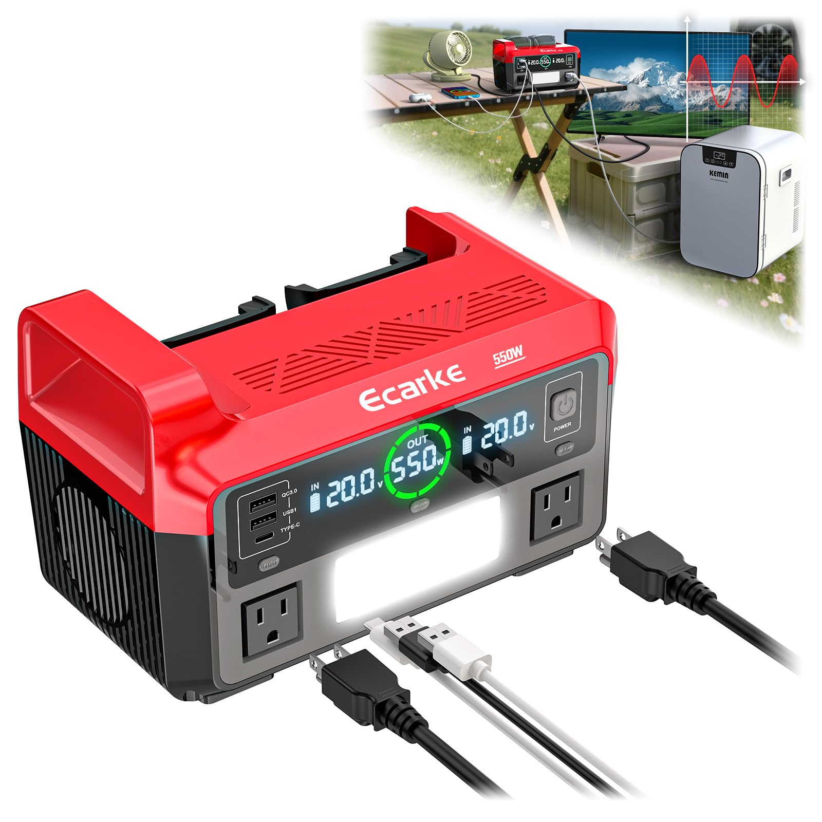 Amazon.co.jp: 550W ポータブルパワーインバーター Milwaukee 18V